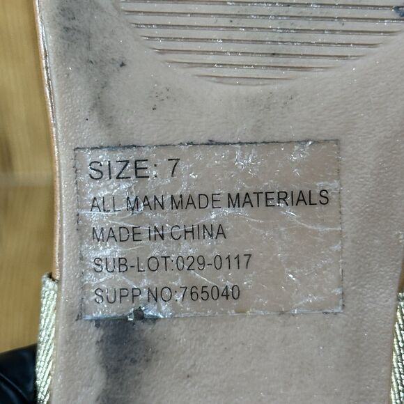 Mixit Friendship Dual Band Wedge Sandals Women’s Size 7 - Picture 11 of 11